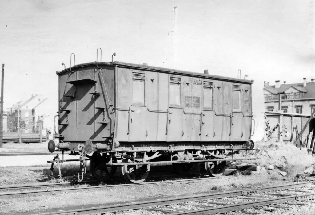 Wagen 1476 (ab 1914 1493), später Bahnhofswagen 862 (Slg. ISEG, unbekannter Autor)