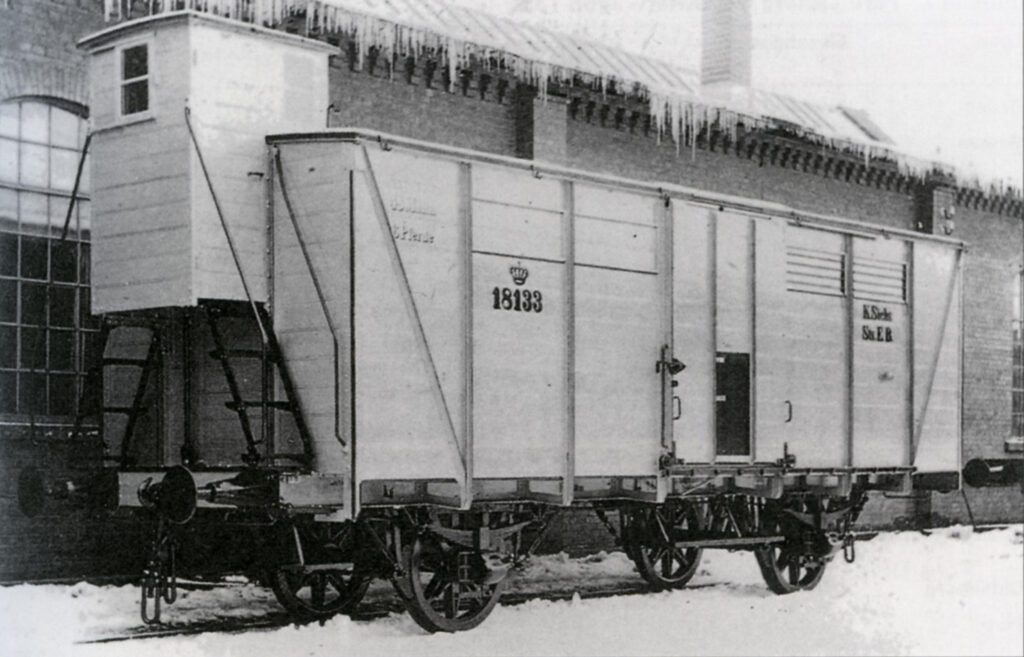 Wagen der lfd. Nr. 316 auf einem Werksfoto (Slg. ISEG / unbekannter Autor)